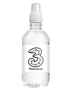 330ml Still Sparkling Glass Bottled Promotional Branded Mineral Water Sports Cap